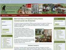 Tablet Screenshot of alimentacioncomunitaria.org